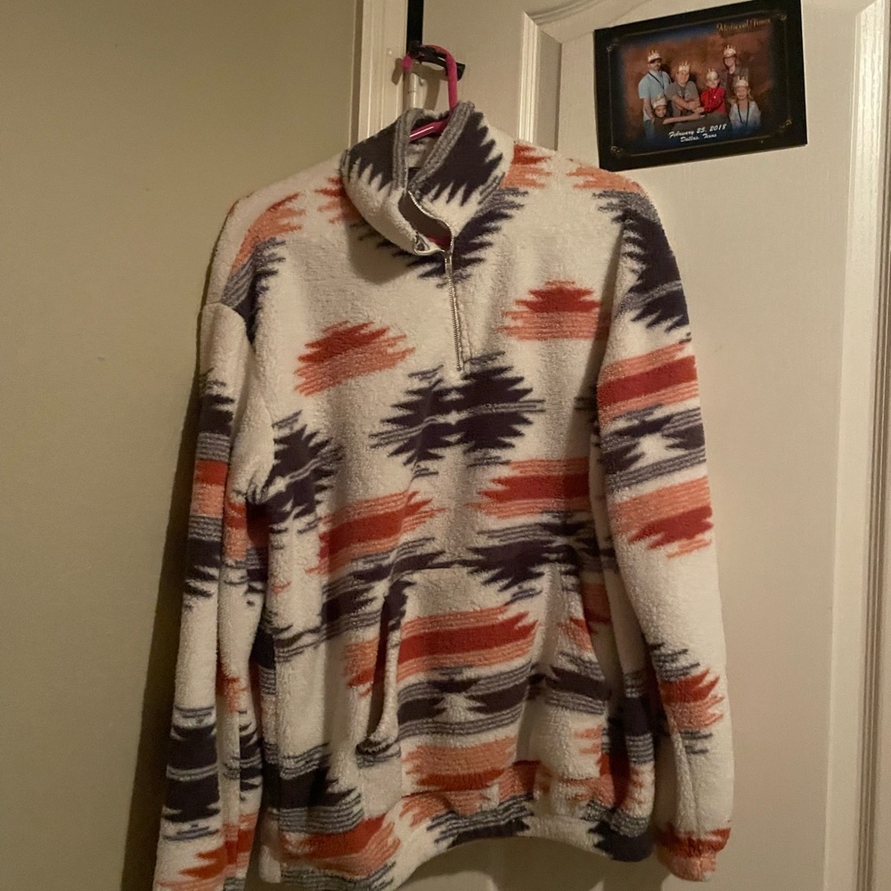 Cozy Multicolor Patterned Men's Sweater